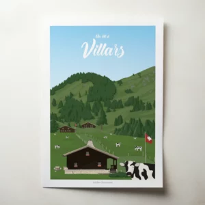 Carte postale / affiche Villars