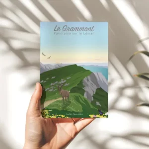 carte postale valais le grammont