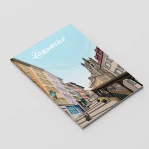 Carnet A5 Lausanne vieille Ville