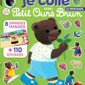 Je colle Petit Ours Brun  - le printemps