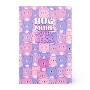 Cahier Ligné A6 à Couverture Rigide Illustrée - Teddy Bear