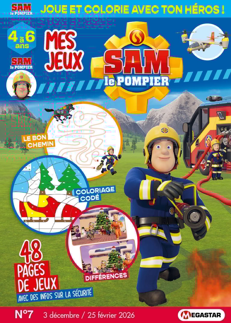 Mes jeux Sam le pompier 4 à 6 ans Numéro 7